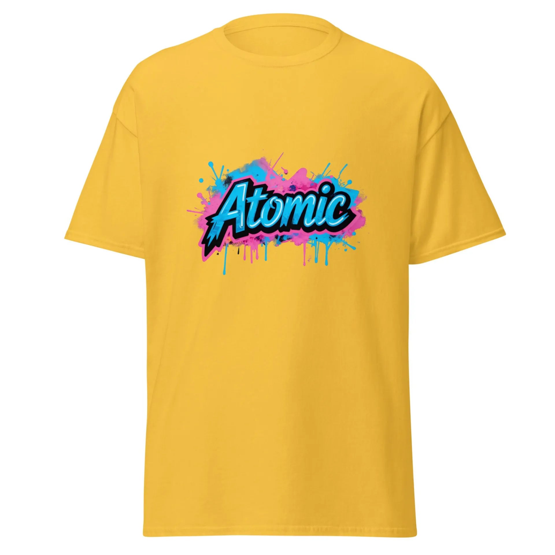 Al Hazzati UK streetwear Atomic daisy t-shirt Graffiti front