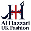 Logo of Al Hazzati UK Fashion with a Union Jack design on a white background