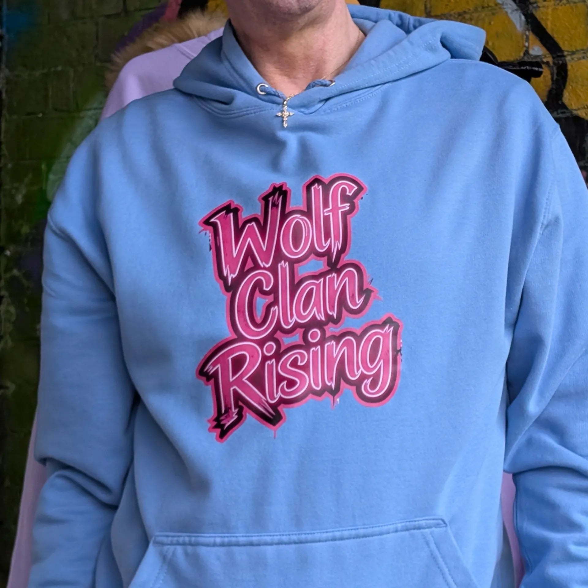 The Sun Walker Clan Rising Hoodie Fashion Manchester graffiti Train Tunnel location 
